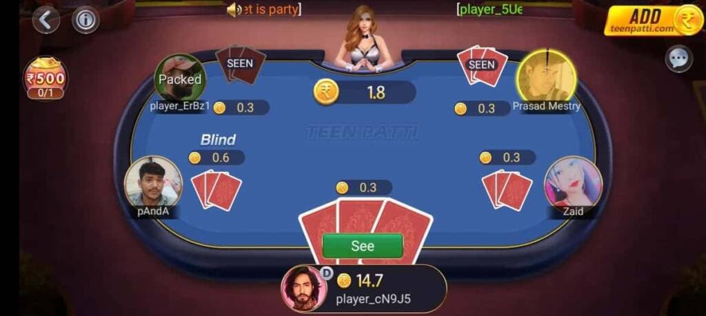 Teen Patti Gold Game